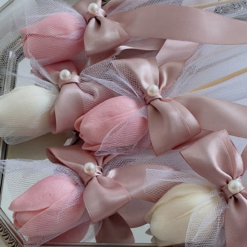 5pcs Tulip Scented Candle on B - Home Fragrance Gift ulasan dan harga