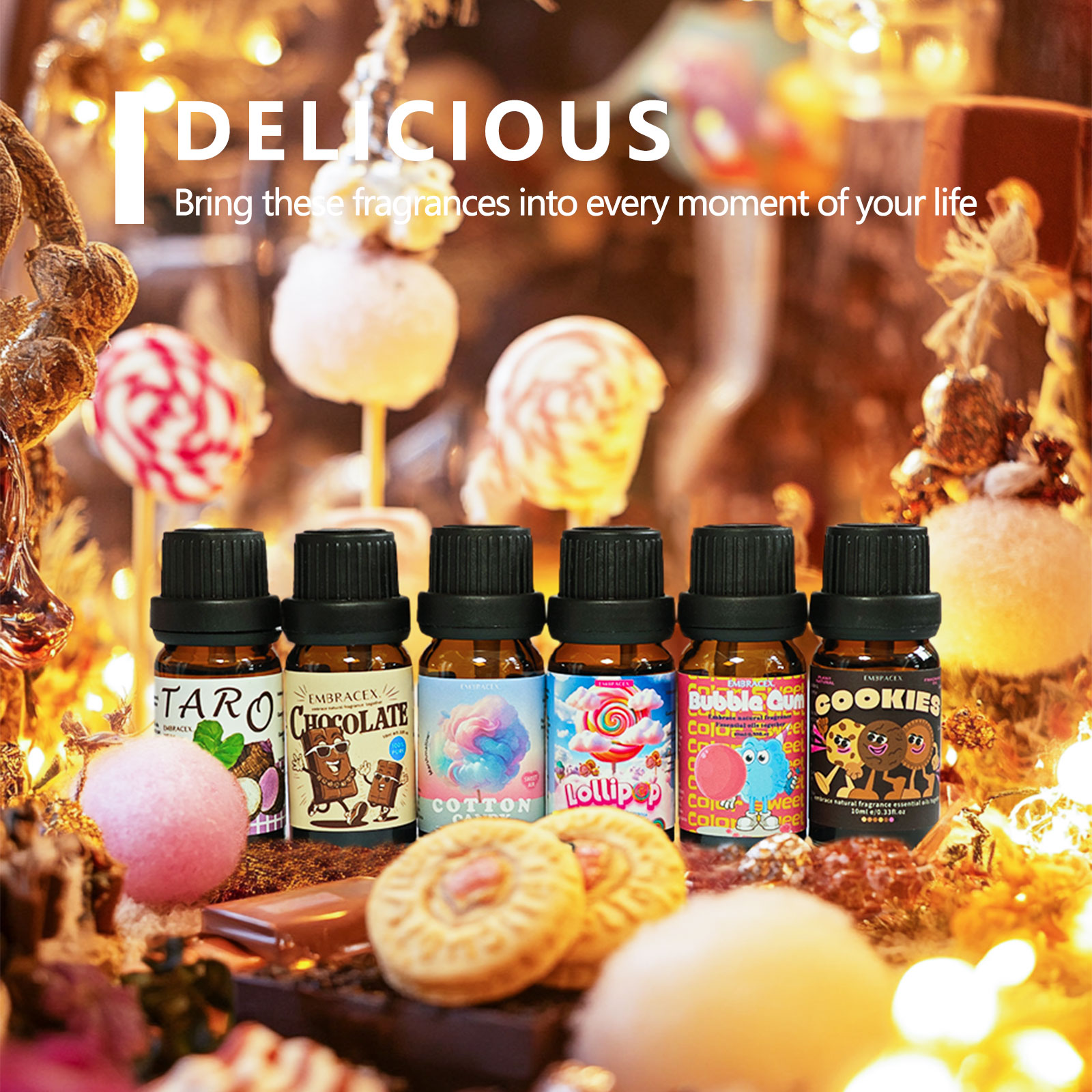 6PC/1Set Delicious Fragrance O - Home Fragrance Gift ulasan dan harga