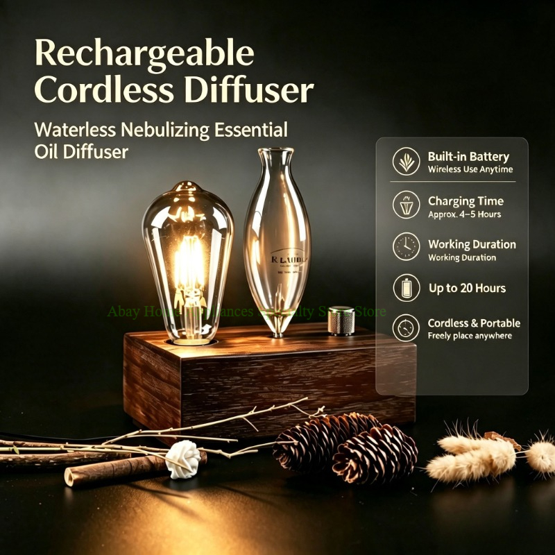 Rechargeable Waterless Nebuliz - Home Fragrance Oud ulasan dan harga